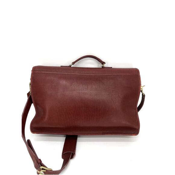 Coach Briefcase Vintage Morgan Cordovan Gloved Leather Messenger Laptop - Picture 12 of 12